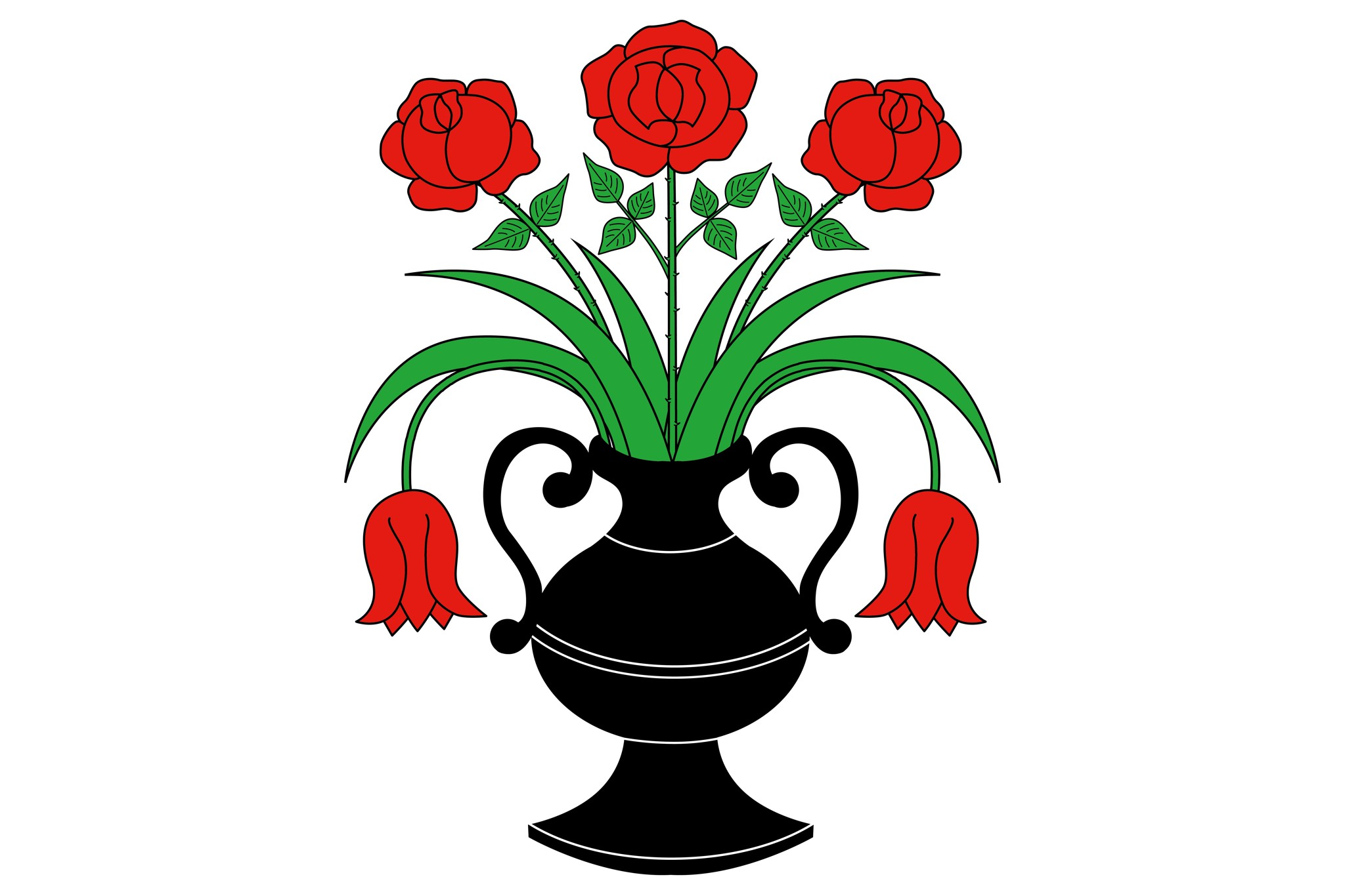 Vlajka Městyse Nový Hrádek