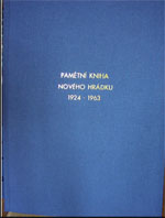 Pamětní kniha Nového Hrádku 1924 - 1963